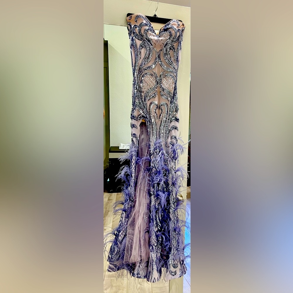 Purple gown